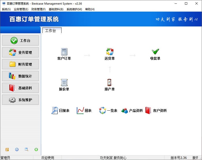 百惠订单管理系统局域网应用方案，纸箱生产工厂牛皮纸包装盒纸品材料行业订单排产发货ERP软件