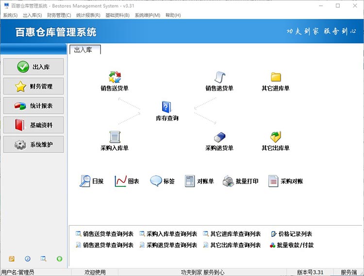 百惠仓库管理系统有什么功能？作为一套简单的仓库出入库管理软件他的优势和特点有哪些